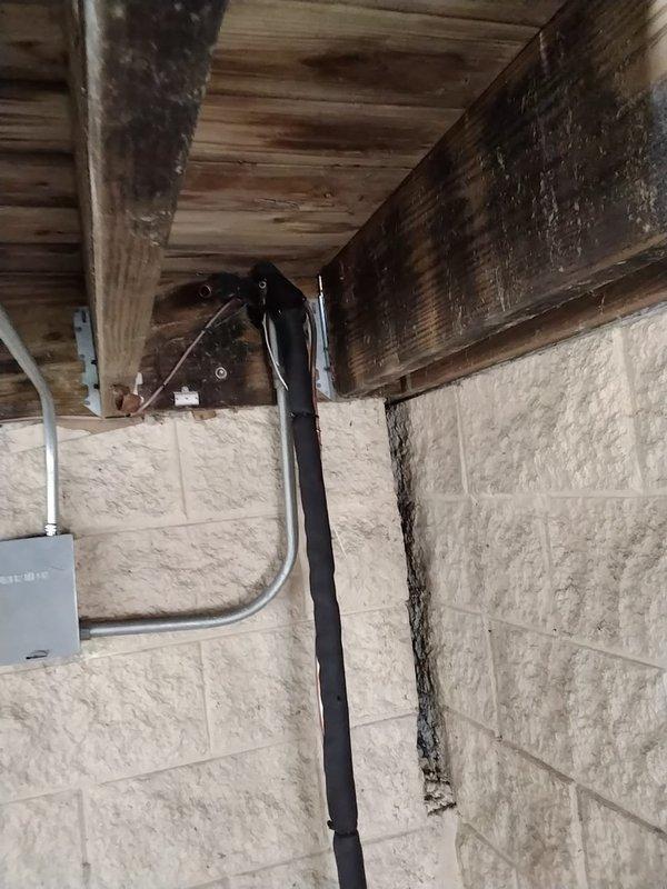 Successfully completed installation of a new Lennox 4-ton 18 SEER2 variable speed A/C system (Model EL18KCV-048-230), which included reclaiming refrigerant from the existing system, removing old components, and relocating the condenser unit from under the deck to an adjacent position requiring minor landscaping. System was properly installed with new pad and pea gravel for leveling, connected to the existing ductwork with new evaporator coil, vacuum-tested, charged with R454B refrigerant, and verified for proper operation with safety inspection completed.