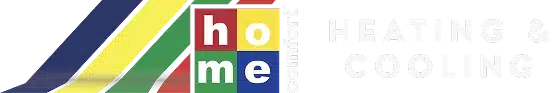 Home Comfort USA logo displayed in the website footer